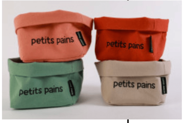 Corbeille carrée petits pains