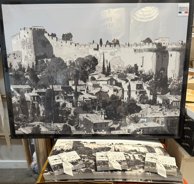 Toile sur châssis : Villeneuve les Avignon 