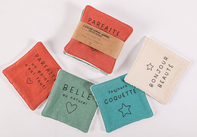 Lingettes (démaquillage) lot de 4 