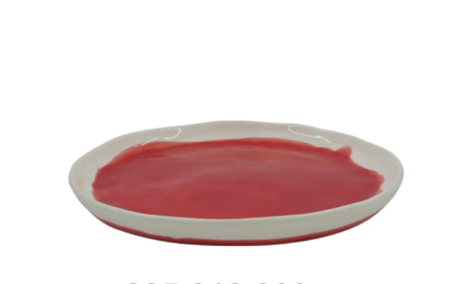 Assiette rouille