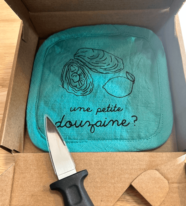 Coffret manique couteau à huître 