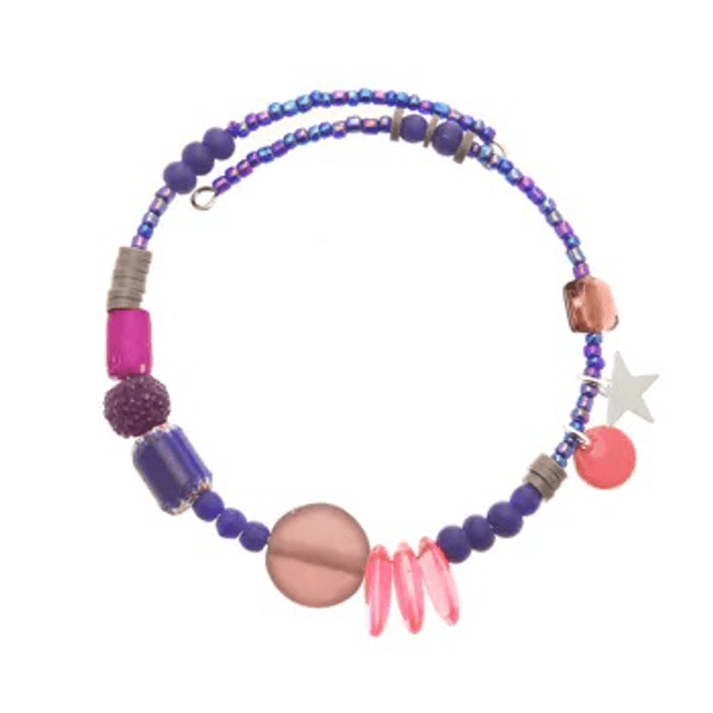 Kit bracelet violet, jaune, ou bleu zanzibar 