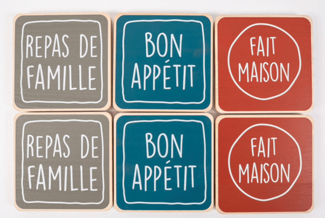 Dessous de plat en bois 