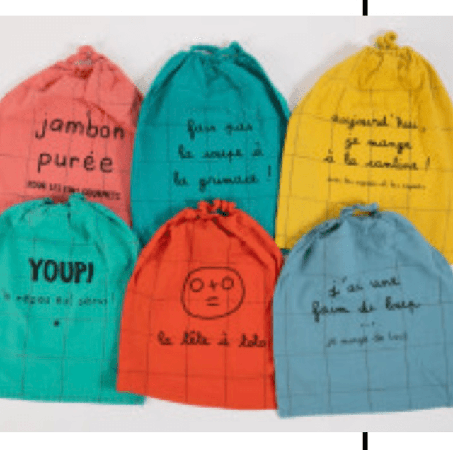 Bavoir carreaux 
