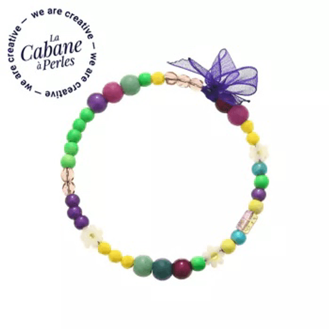 Kit bracelet violet, jaune, ou bleu zanzibar 
