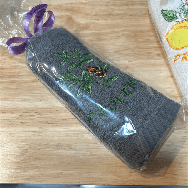 Petite serviette brodée 