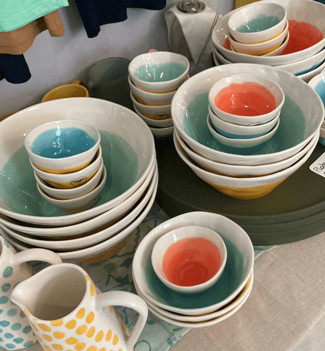 Saladier grand modèle couleur vert Aqua 
