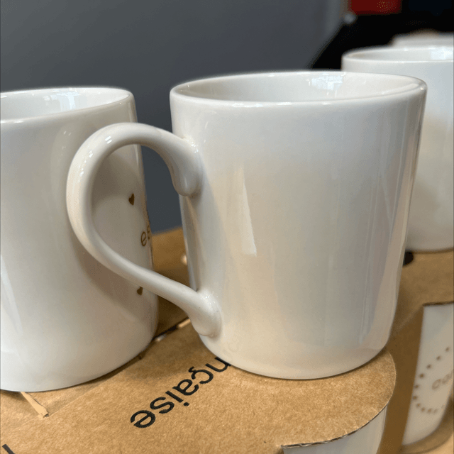 Tasses à café or 