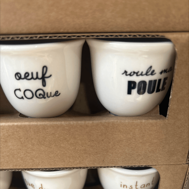 Coquetiers minute cocotte 