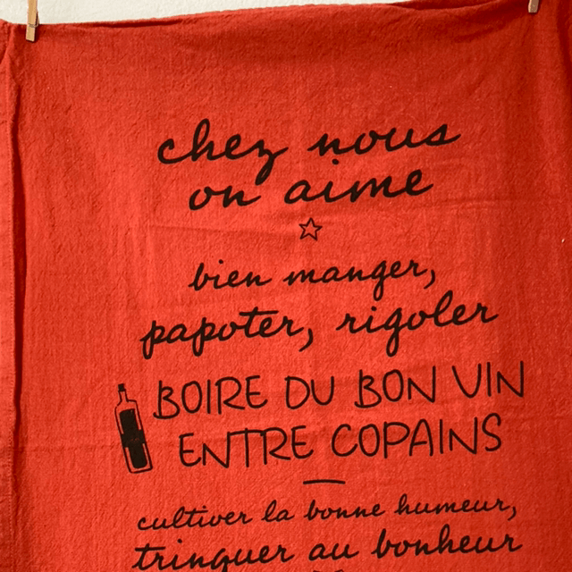 chez nous on aime : torchon