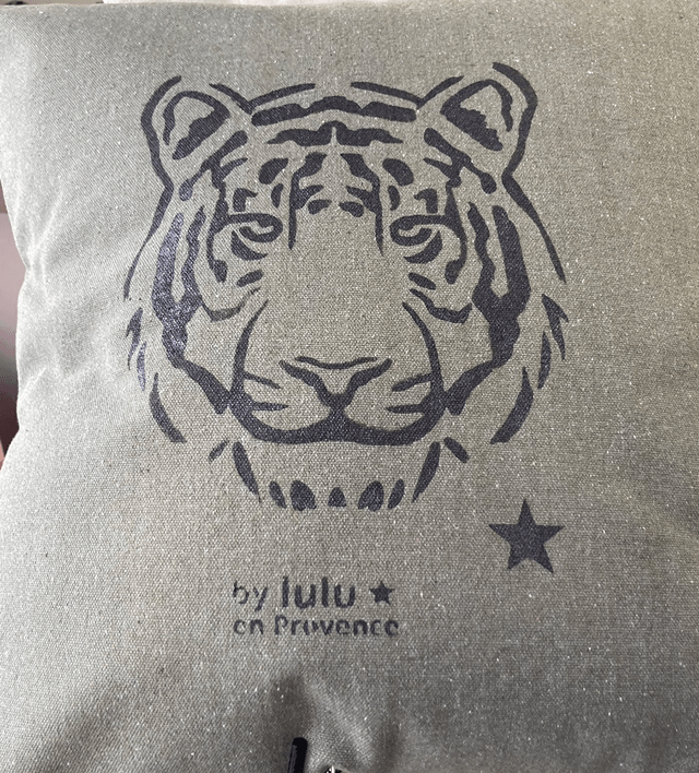 Coussin⭐️ tigre by lulu en Provence 