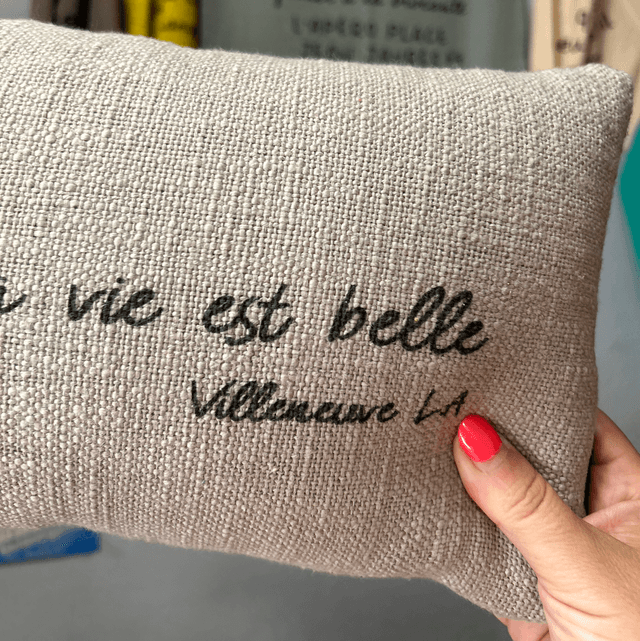 Coussin Lucien : petit modèle VLA 