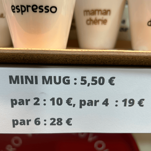 Mini mug papa 