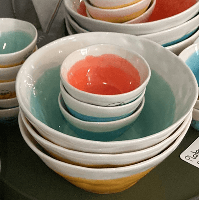 Saladier moyen modèle couleur vert aqua 