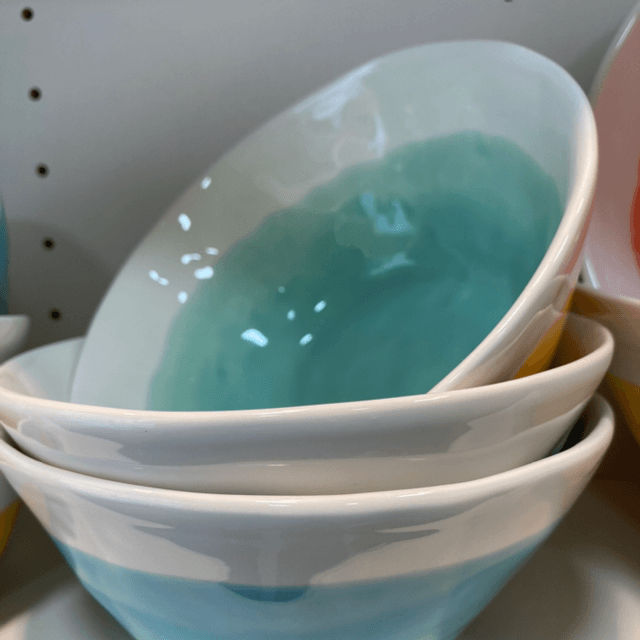 Saladier grand modèle couleur vert Aqua 
