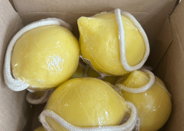 Savon corde citron jaune 🍋 