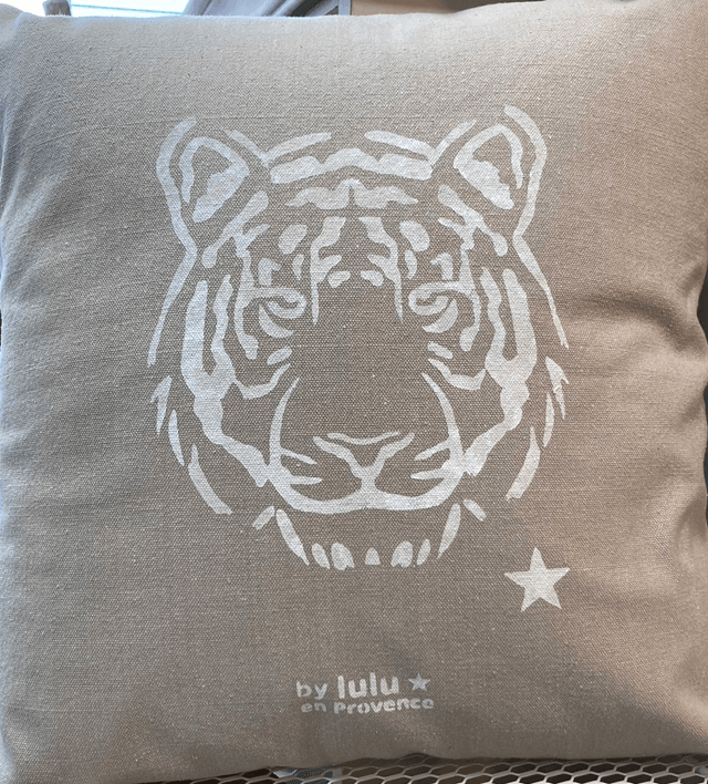 Coussin⭐️ tigre by lulu en Provence 