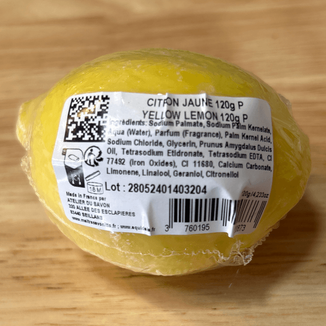 Savon corde citron jaune 🍋 