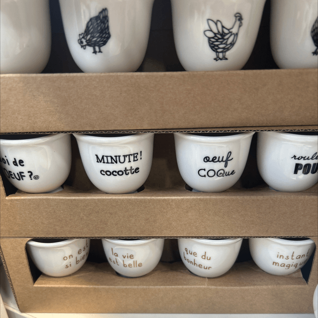 Coquetiers minute cocotte 