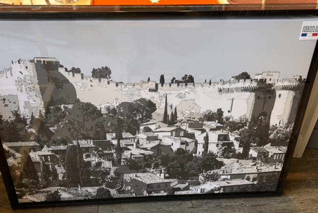 Toile sur châssis : Villeneuve les Avignon 
