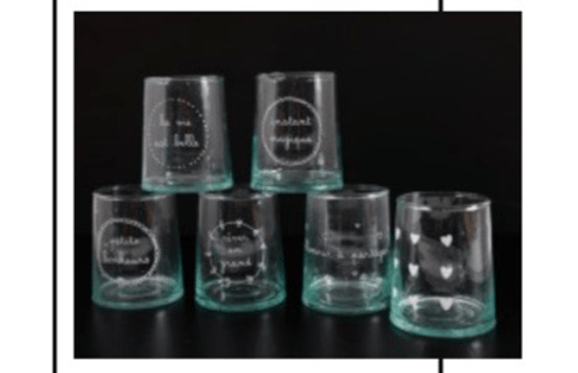 Verres beldi grand modèle 