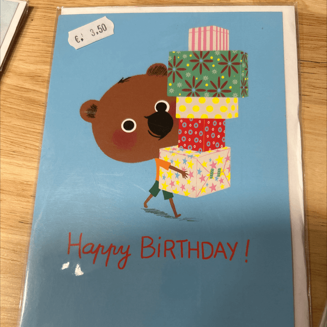 Carte anniversaire 