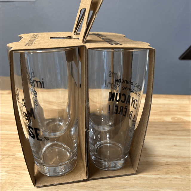 Verres à bière lot de  4 ⭐️