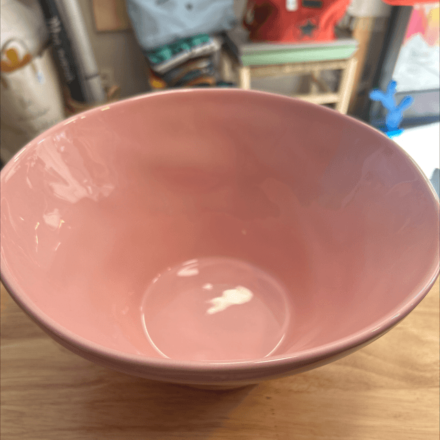Saladier grand modele rose