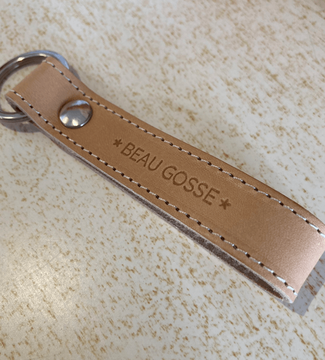 Porte clés en cuir
