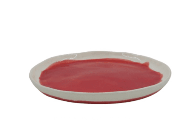 Assiette rouille