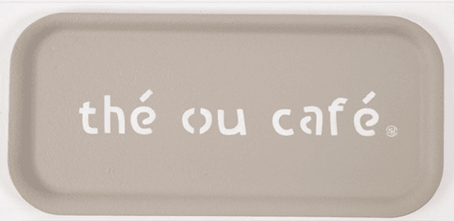 Plateau en liège : thé ou café 