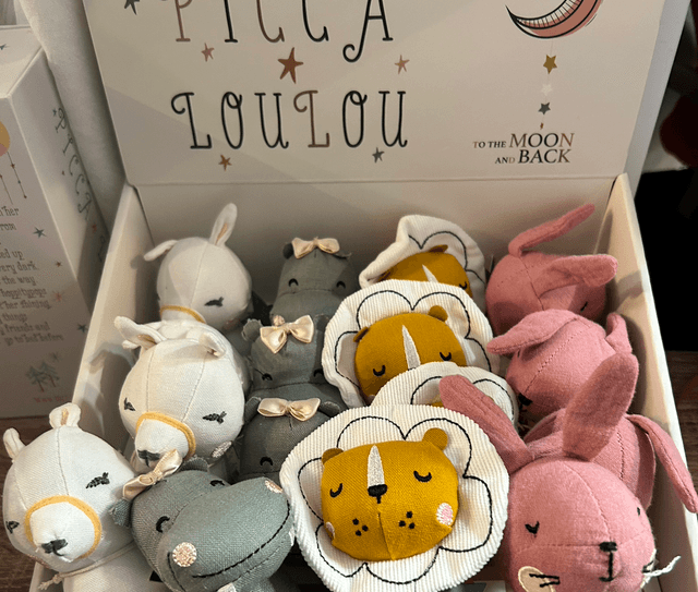 Peluche hochet petit modèle 