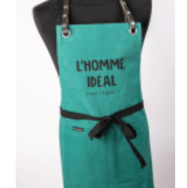 Tablier homme bleu 