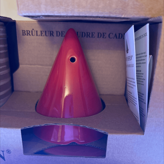Lampe merlin rouge 