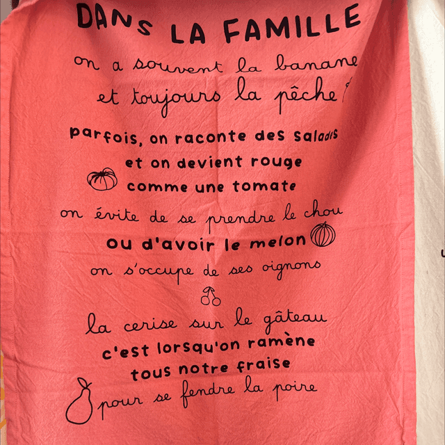 Dans la famille : torchon 