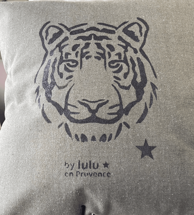 Coussin⭐️ tigre by lulu en Provence 
