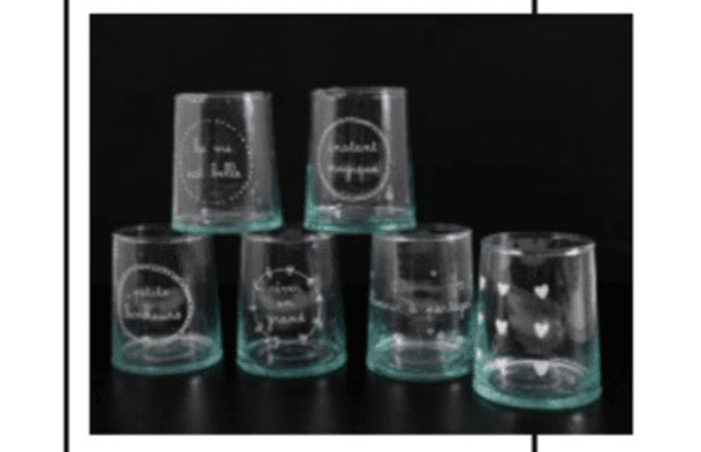 Verres beldi grand modèle 